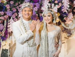 3 Potret Akad Nikah Rizky Febian dan Mahalini dengan Adat Sunda