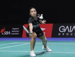 Gregoria Mariska Bentrok An Se Young di Semifinal Singapore Open 2024