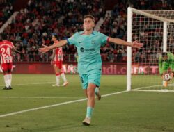 Barcelona Sikat Almeria 2-0, Fermin Lopez Cetak Brace