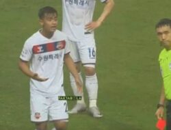 Pelatih Suwon FC Soroti Debut Pratama Arhan yang Ternoda Kartu Merah