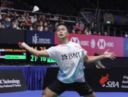 Anthony Ginting Disikat Wakil Jepang di 32 Besar