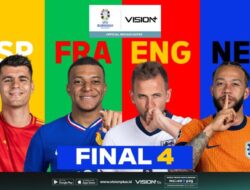 Spanyol vs Prancis di Vision+