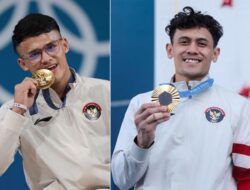 Berapa Bonus Peraih Emas Olimpiade Paris 2024 Rizki Juniansyah dan Veddriq Leonardo?