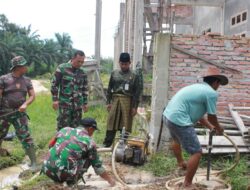 TMMD Ke- 124 KODIM Dumai Pembangunan MCK dan Sumur Bor Dapat Selesai Sesuai Target